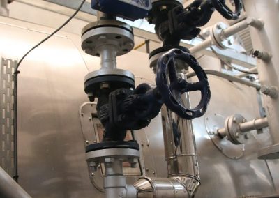 Metering system and piping reticulation